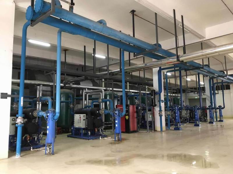 Efficient air compressor room