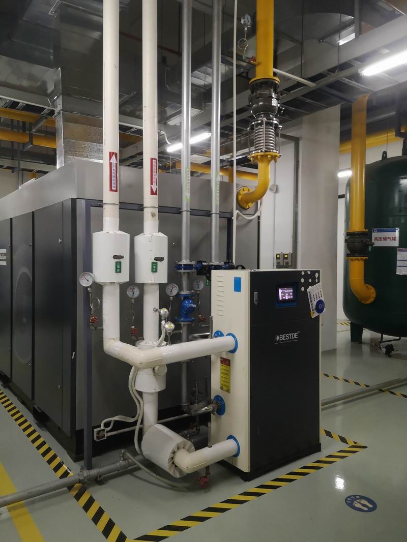 Air compressor waste heat recovery